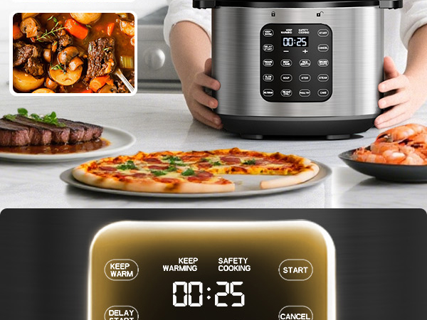 9 in 1 multi electric pressure cooker