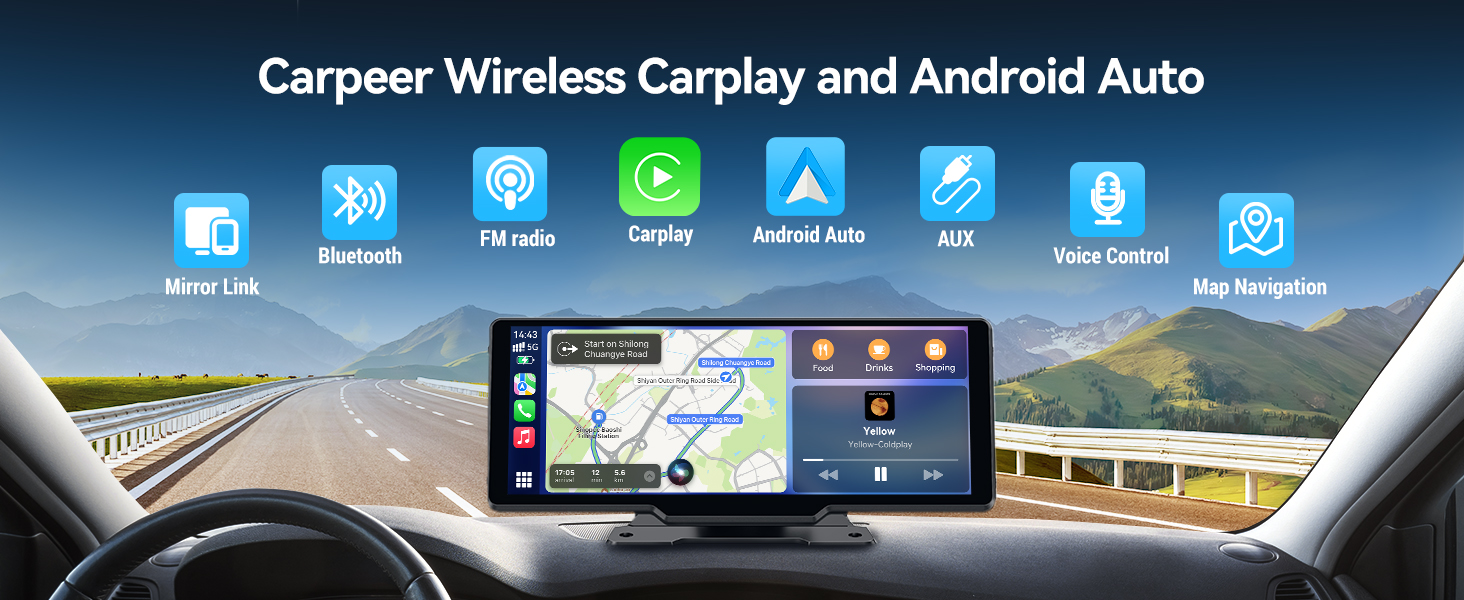 apple carplay screen for car