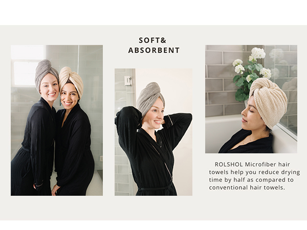 Microfiber Hair Towel Wrap 