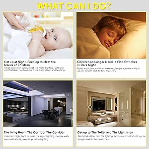 usb rechargeable motion sensor light 