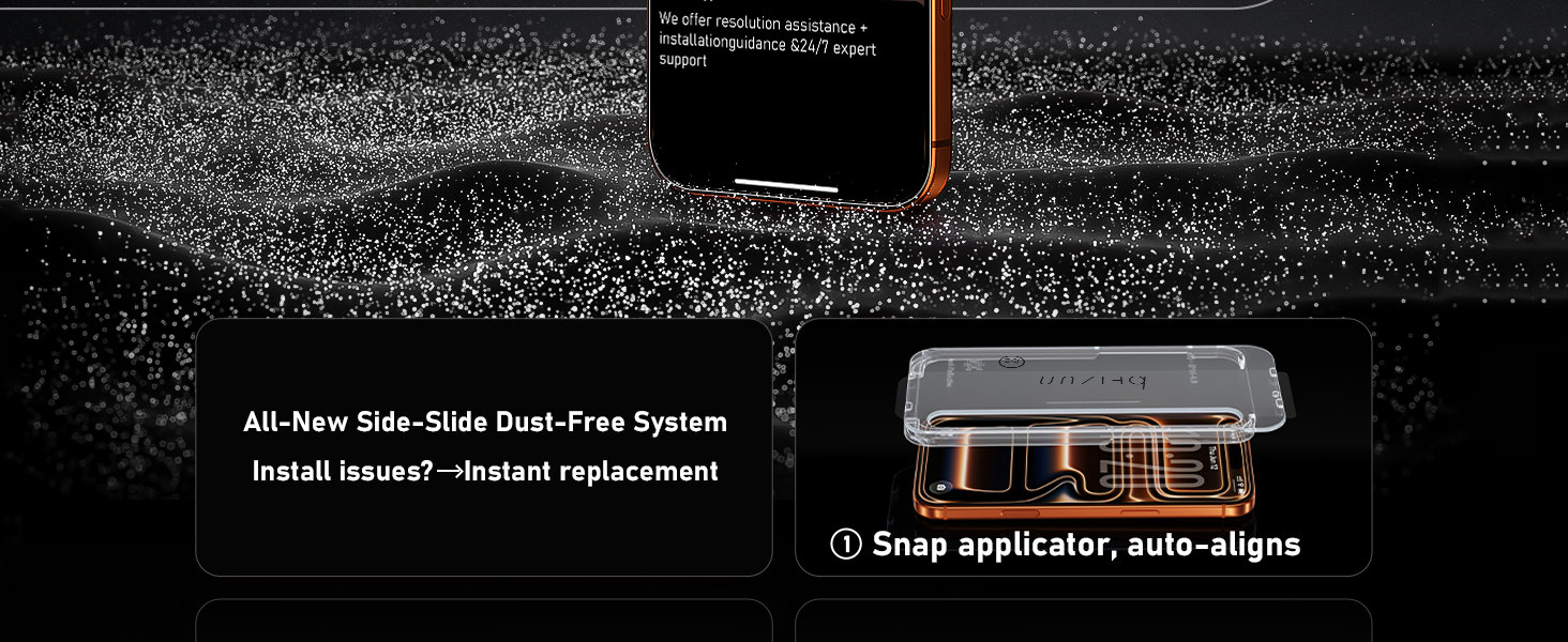 Zero-Dust 15s Setup: Snap ? Pull Tab ? Self-Seals. 100% Clean &amp;amp; Bubble-Free.