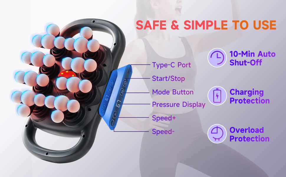 28-Heads Massage Gun Set