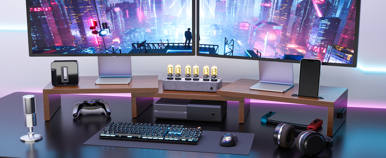 Dual Monitor Stand Riser