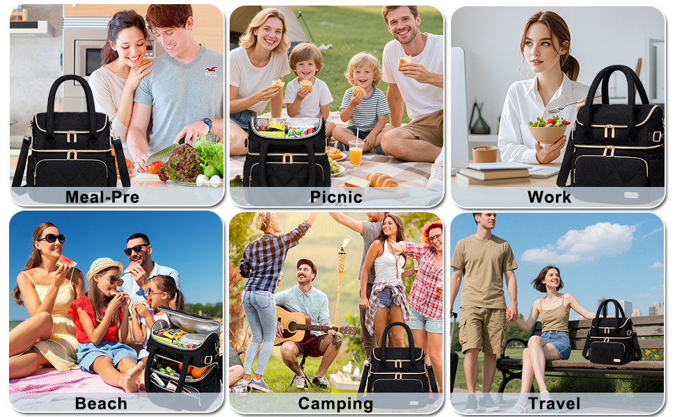 lunch bag for women lunch box lunchbag lunch cooler lunch tote for work adult insulated bag
