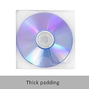 YILAG DVD Case CD Storage,40 Capacity CD Cases Holder DVD Storage Case Holders Wallet Binder 