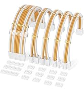 Sirlyr PSU Cable Extension Kit - Premium Sleeved PC Cable Extensions (24Pin ATX×1,8Pin EPS×2/GPU×...