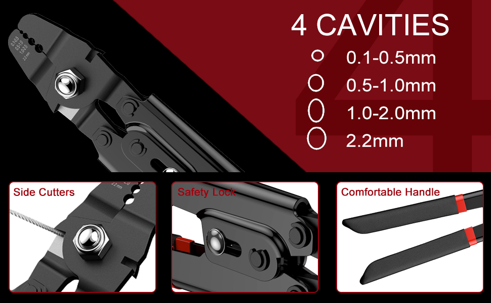 328ft Wire Rope Crimping Tool Kit