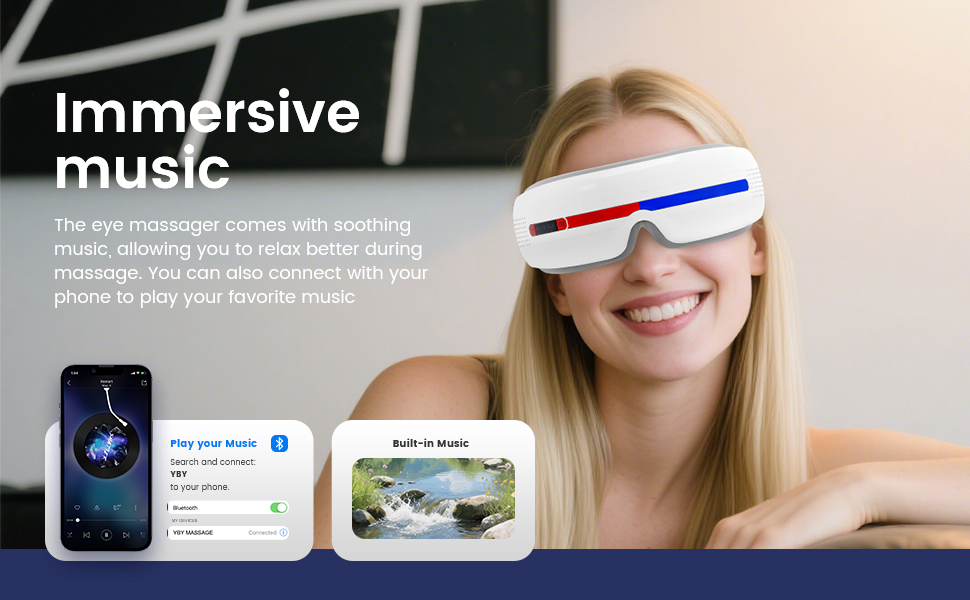 eye massager with music