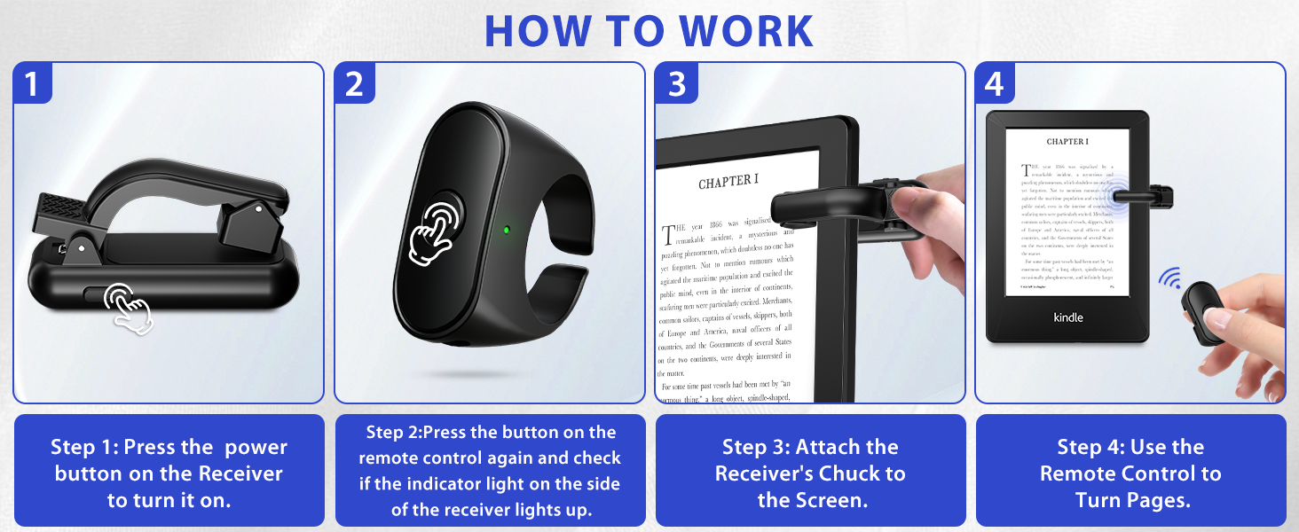 Remote Control Page Turner for Kindle