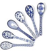 Selamica Ceramic Coffee Spoons, Teaspoons 5.2 Inch Small Spoons Set for Espresso, Tea, Dessert, S...