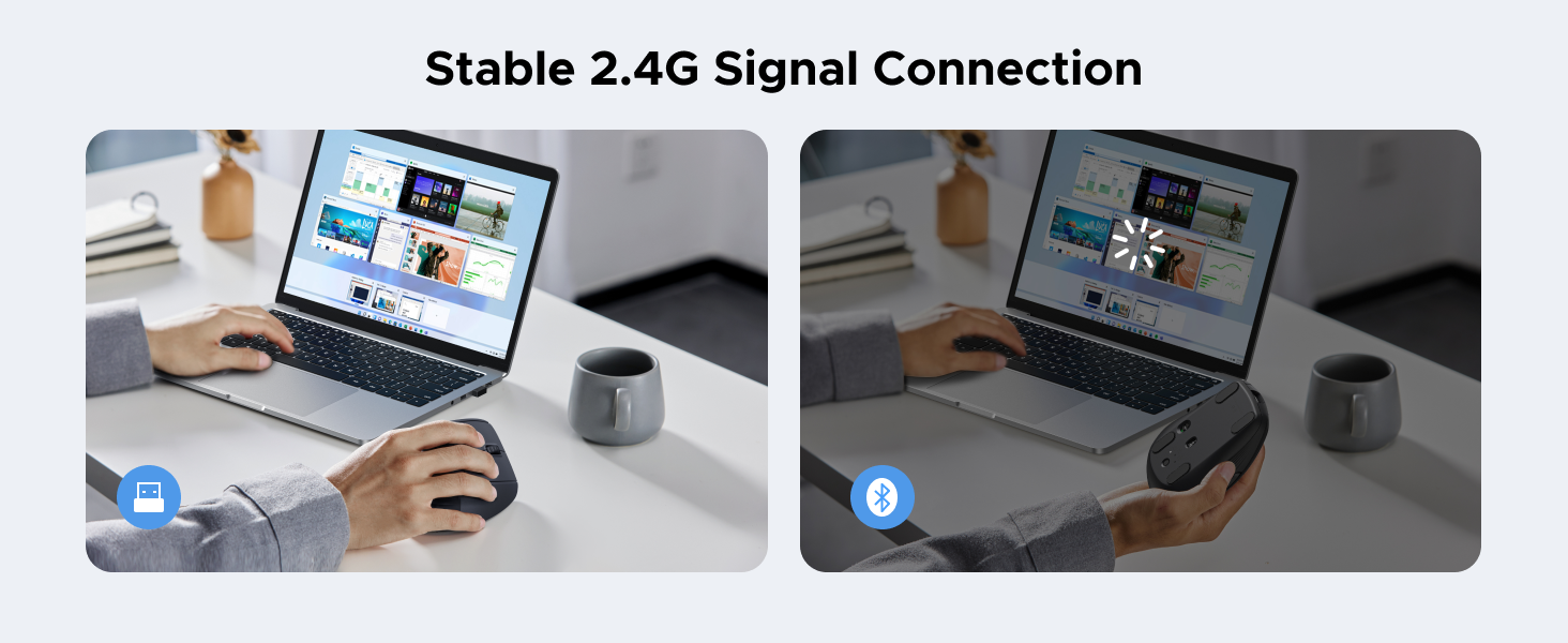 UGREEN Vertical Wireless Computer Mouse