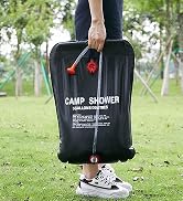 ARSUK 20 Litre Outdoor Portable Solar Powered Camping Shower Camp Festival Fishing Beach