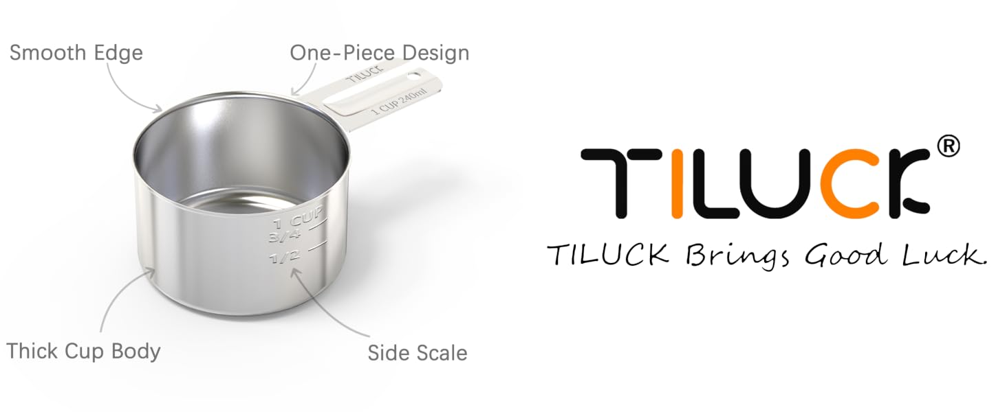One-Piece Design,Thick Cup Body,Smooth Edge,Side Scale