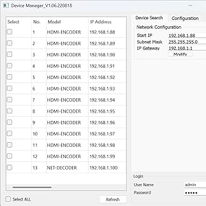 Device Manager for Video Encoder