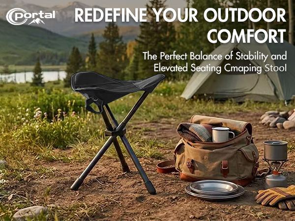 folding tripod stool
