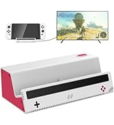 HEIYING Switch TV Docking Station for Nintendo Switch/Switch OLED, Portable Switch TV Dock Charge...