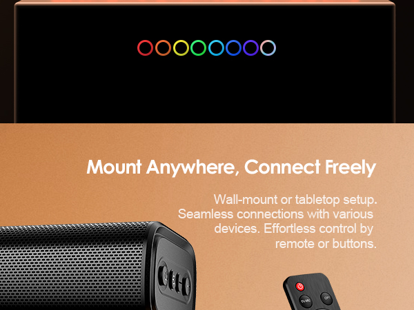 Rythflo bluetooth sound bar