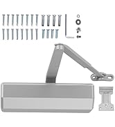 GEKRONE Commerical Automatic Door Closer Heavy Duty Spring Hydraulic Aluminum Alloy Surface Mount...