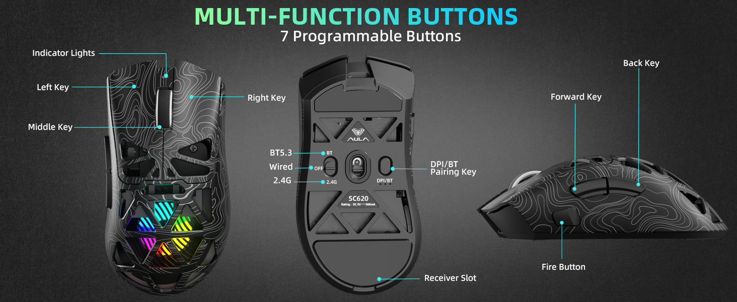 AULA SC620 computer mouse