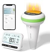 INKBIRD Solar Wireless Pool Thermometer with 7-in-1 WiFi Gateway | Indoor Temperature Humidity Mo...