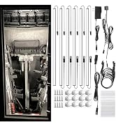 Martronic Door Activated Safe Light Kit, Multiple Packs 12 Inch 5000K Black Led Safe Lighting Kit...