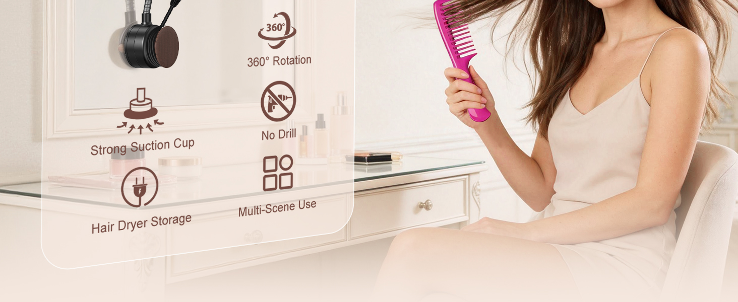 Hands Free Hair Dryer Holder