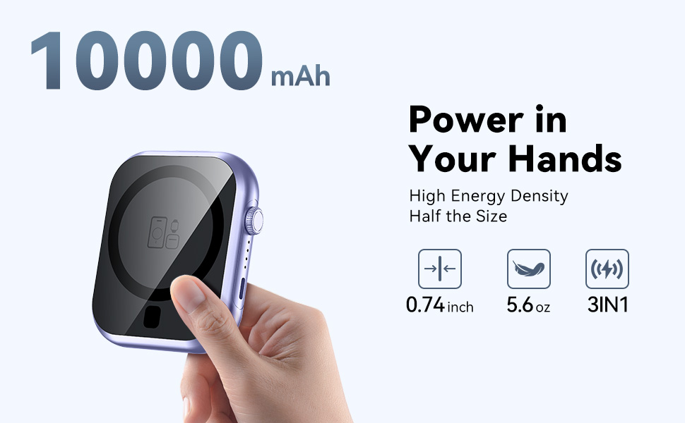 3-in-1 Magnetic Power Bank