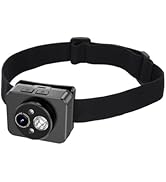 Bewinner Head Mounted Camera,1080P 45° Adjustment Head Camera for Recording, Mini Action Camera, ...