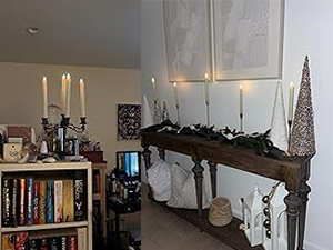 3D Real wax candles