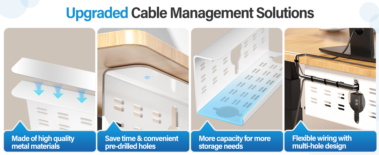 Cable Management Under Desk