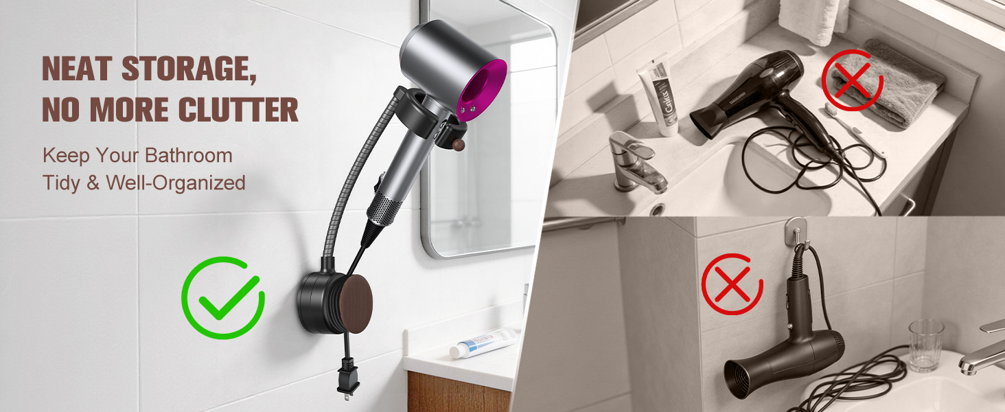 Hands Free Hair Dryer Holder