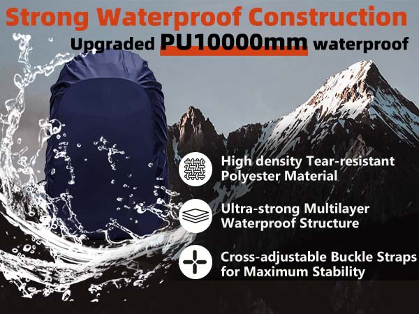 offers reliable protection of up to 8000 mm of rain resistance