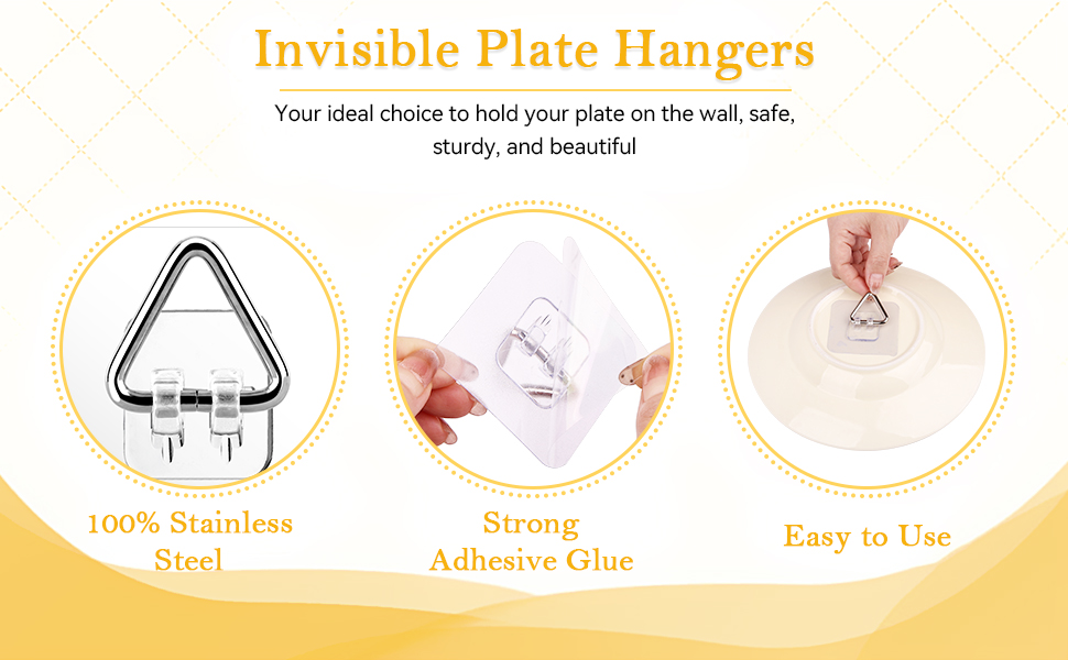 Plate Hangers for the Wall