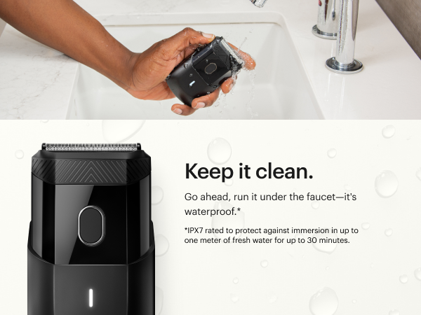 manscapes chairman electric face foil shaver stubble guard trimmer smooth stainless steel