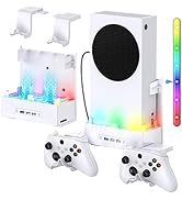 Wall Mount Holder for Xbox Series S, MENEEA Wall Mount Kit Accessories with Cooling Bracket, RGB ...