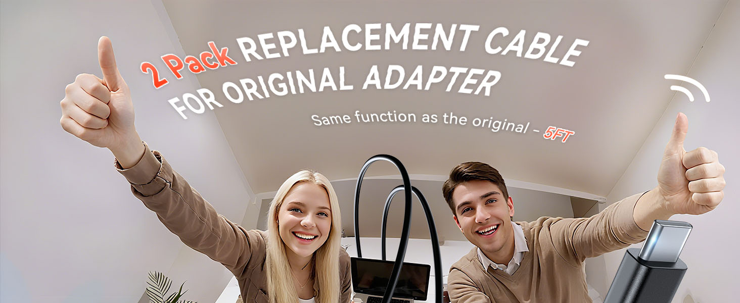 2-Pack Switch 2 Fast Charging Cable for Nintendo 2 Original Adapter