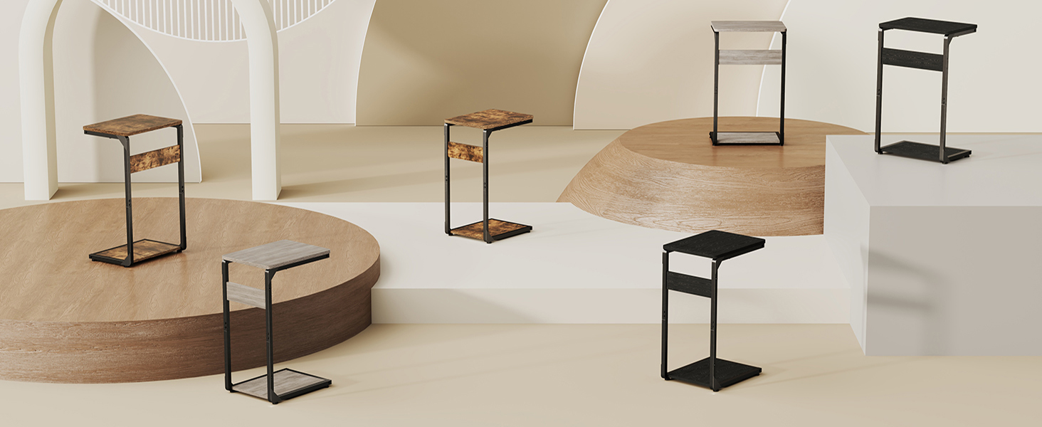 side table couch table couch table c shaped end table