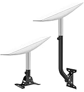 JOZDAUP Universal-Fit Starlink Mounting Kit, 2 Pack Flexible Starlink Wall Roof Mount for Starlin...
