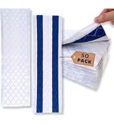 Microfiber Disposable Mop Pad for All 16-18'' Hook &amp; Loop System Mop, Wet Dry Cleaning Pad Compat...