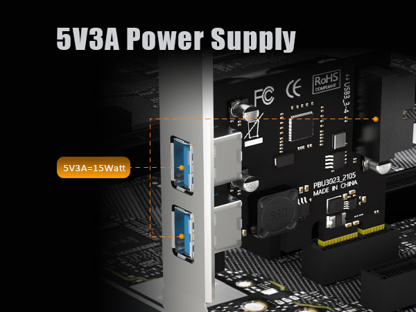PCIe USB Expansion Card