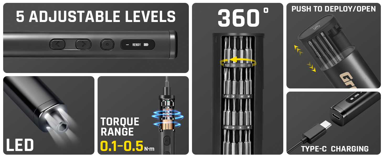 mini electric screwdriver set