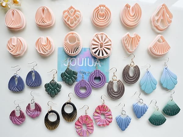 elegant boho polymer clay cutter