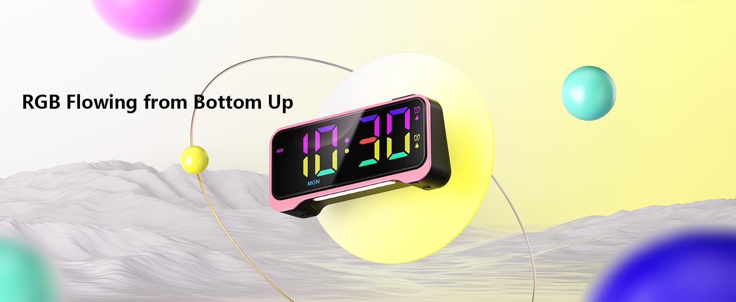 RGB Flowing from Bottom Up