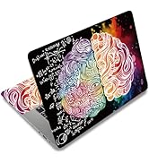 SUPERDANT Laptop Skin Sticker Brain Laptop Decals Personalized Universal Notebook Computer Wrap V...