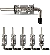AeKeatDa 6 Pack 304 Steel 5 Inch(128MM) Spring Pin Latch Lock Pin Suitable for Doors,Utility Trai...