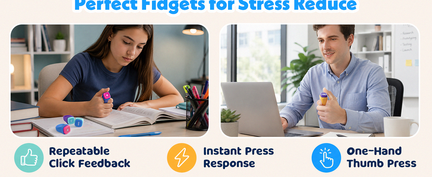 Perfect Fidgets for Stress Reduce