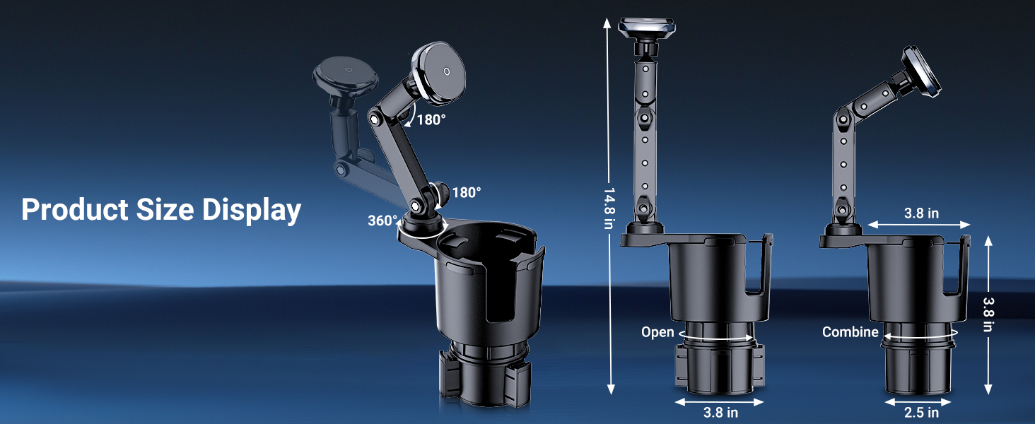 Magnetic Wireless Cup Charging Holder