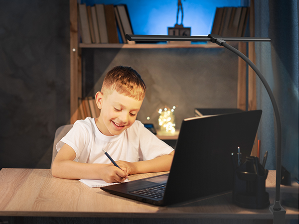 dimmable tall desk lamp classroom lights reading bedside