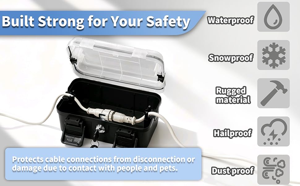 outdoor in ground wire box