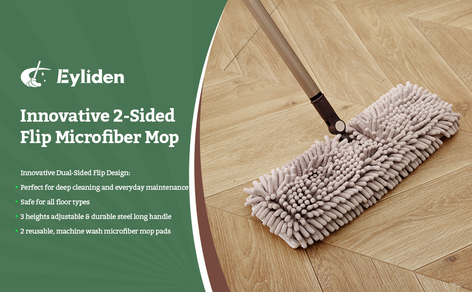 Microfiber Flat Dust Mop